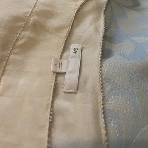 Sheer Long Sleeve Gap Blouse Size L